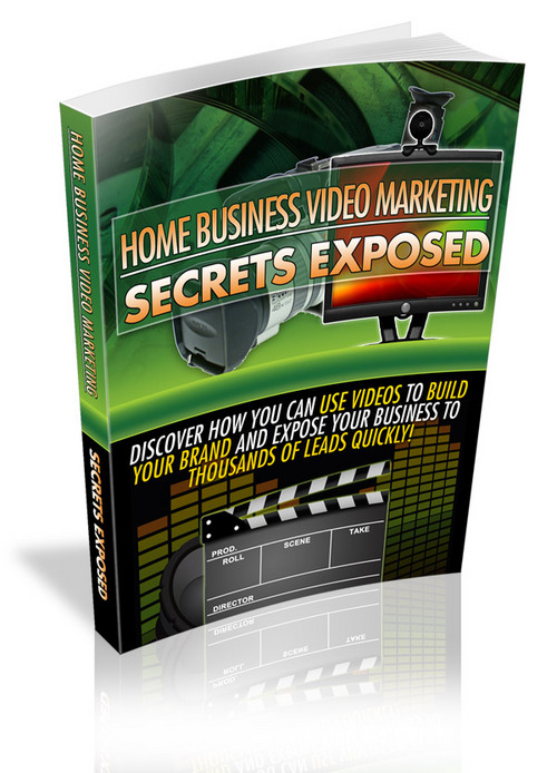 Product picture Home Business Video Marketing Secrets Exposed with (MRR)